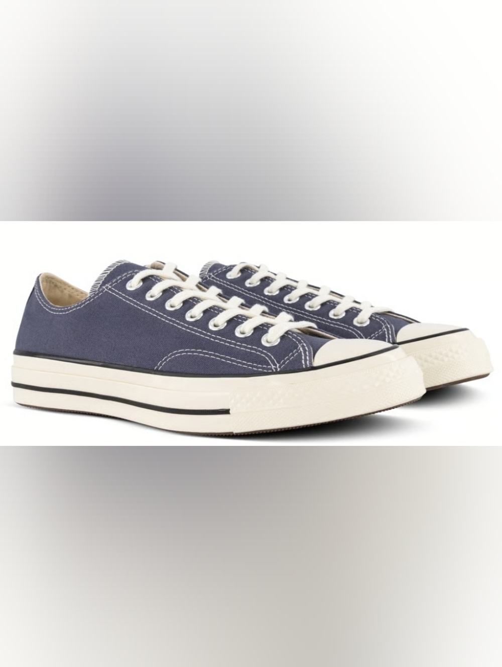 Converse Chuck 70 Low 'Cold Stare' Sneakers Size M13 W15 Like New